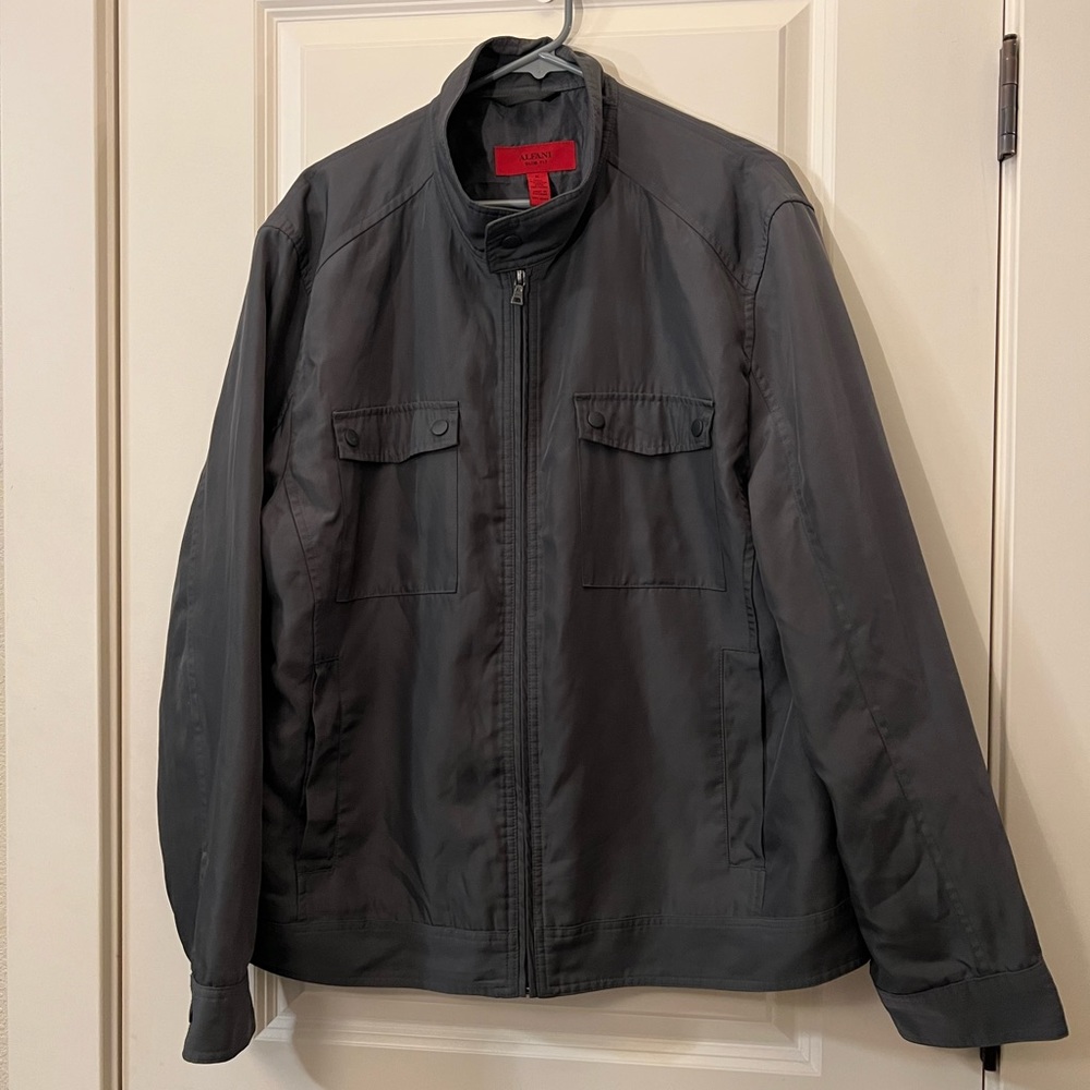 Gray Men’s Racer Jacket X-LARGE